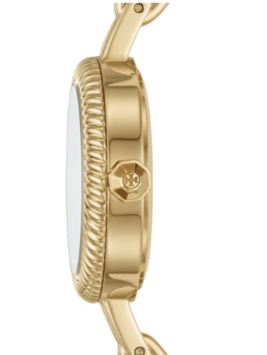 Tory Burch Womens Reva Gold Tone Bangle Interchangeable Watch Set main image 10